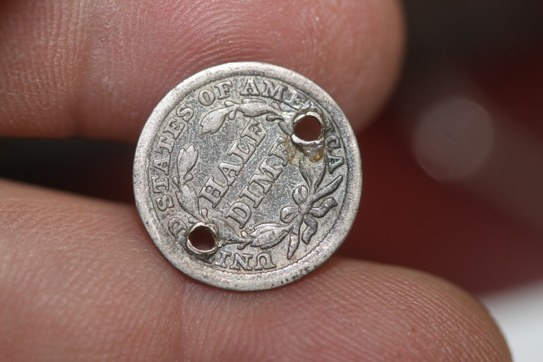 A Silver Half Dime - 2