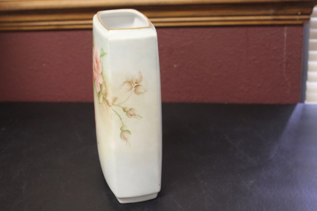 A Signed West Germany Rectangular Vase - 2