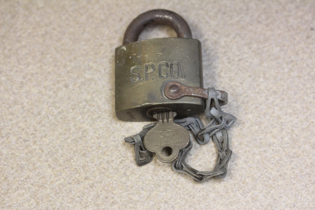 Old Eagle Lock with Key - 2