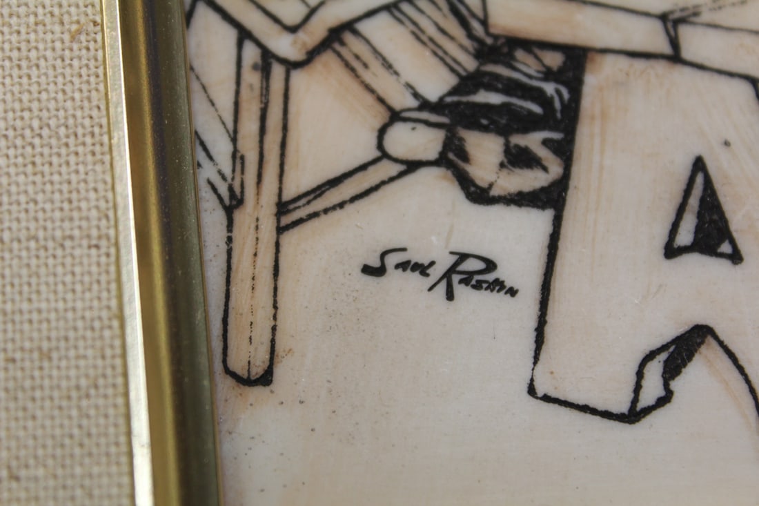 Signed Saul Raskin Etching - 6