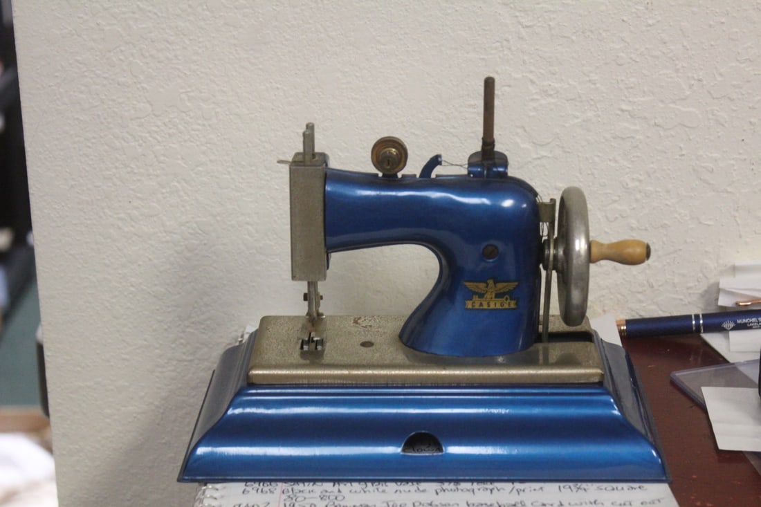 1950's Child's Sewing Machine: made in Germany - 8 1/2" across