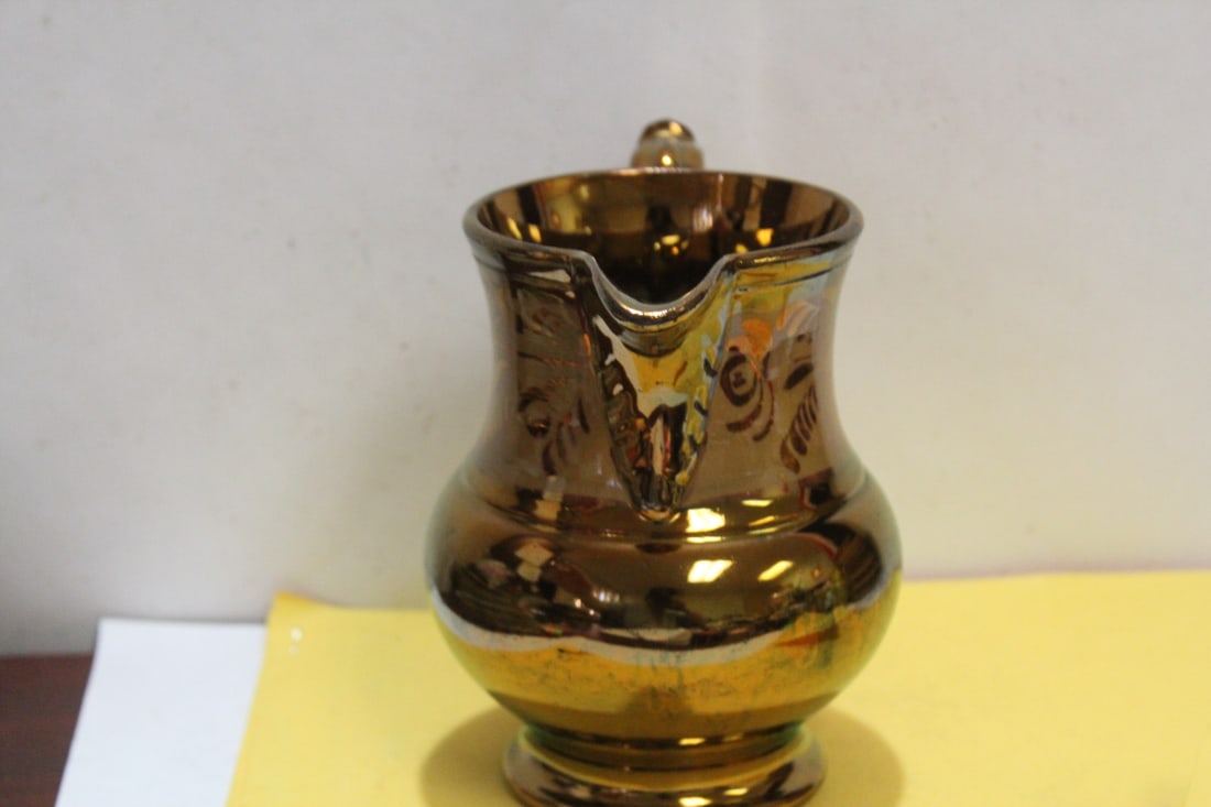 A Ceramic Lusterware Pitcher - 4