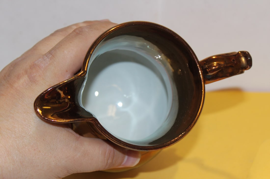 A Ceramic Lusterware Pitcher - 5