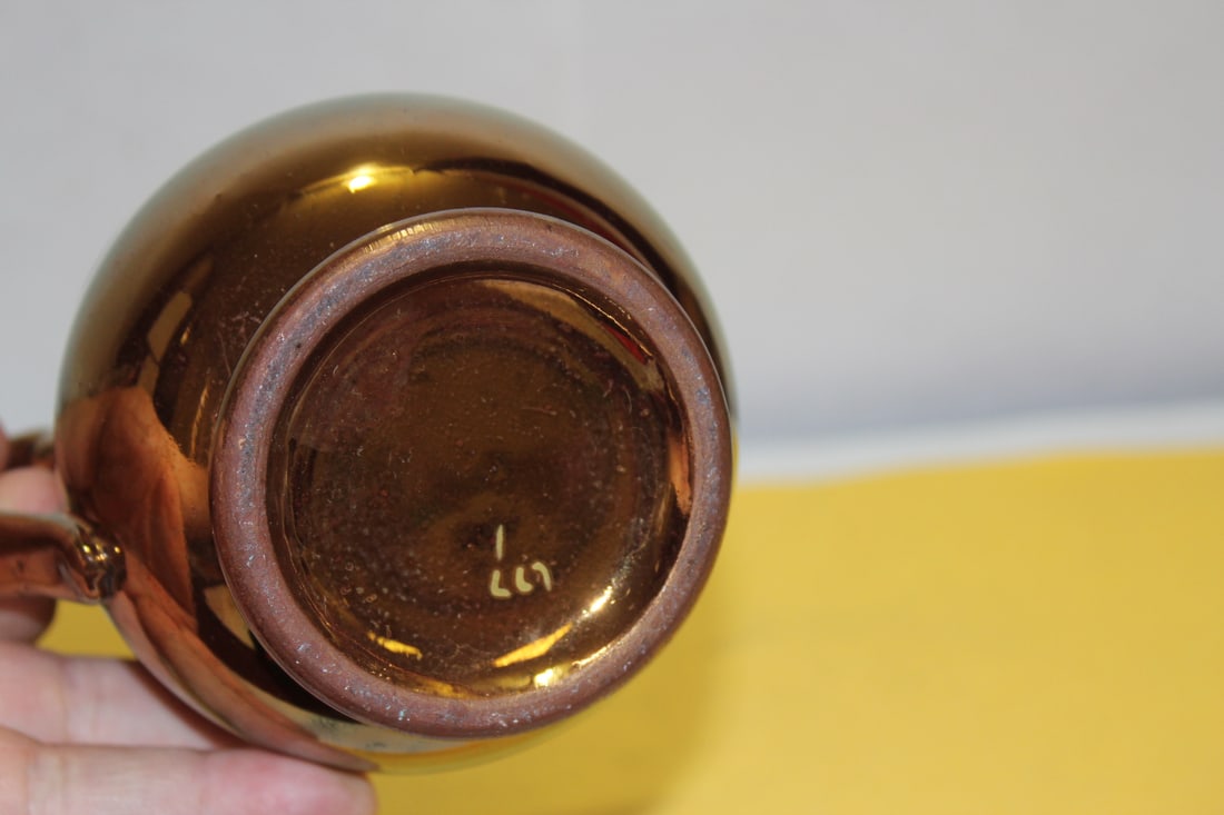 A Ceramic Lusterware Pitcher - 6