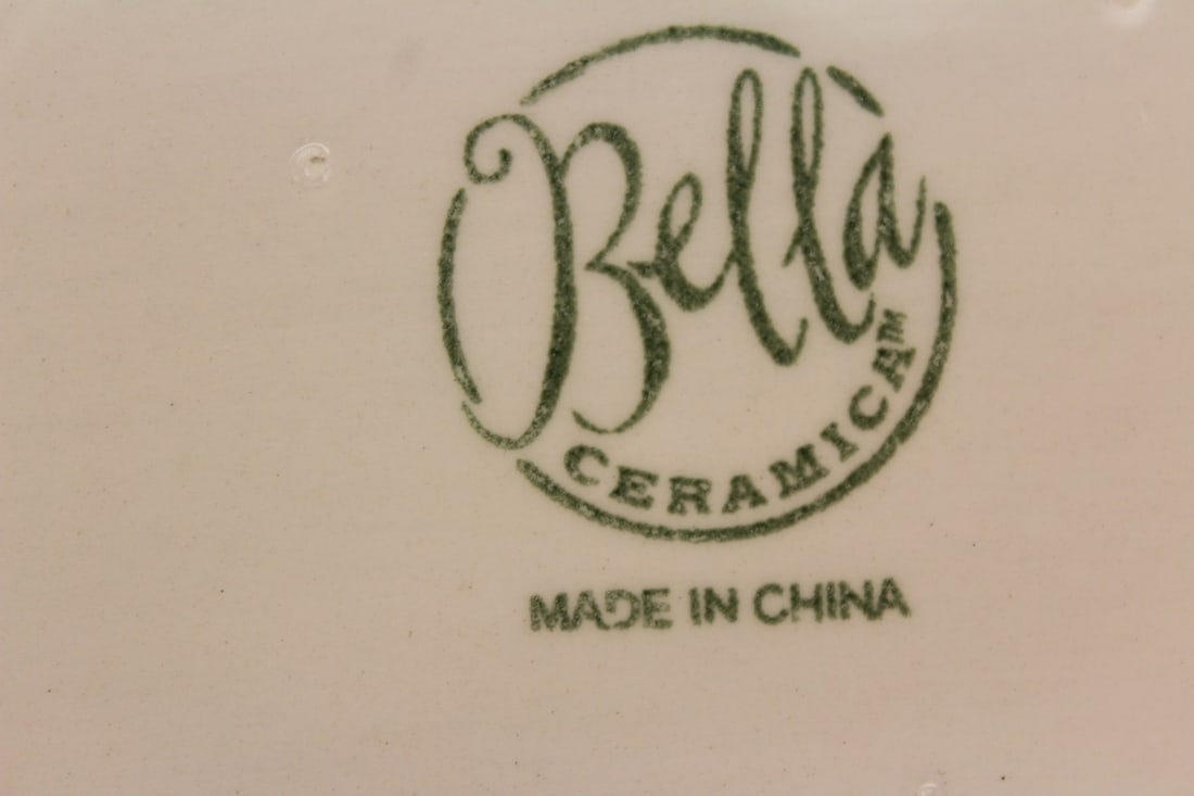 Bella Rooster Ceramic Rectangular Tray - 5