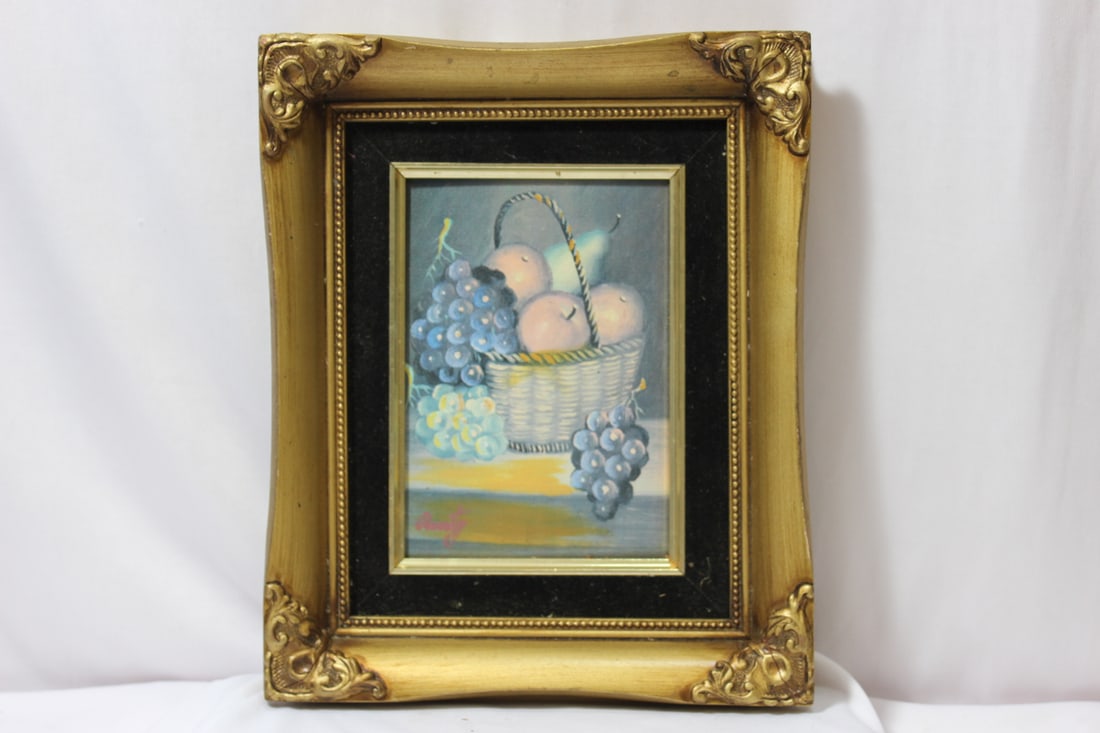 An Oil on Board - Signed: overall= 9" x 11"