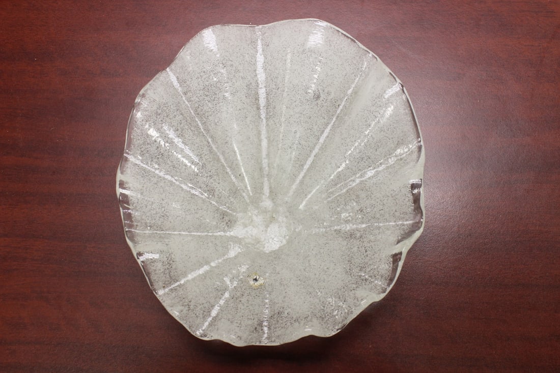 An Art Glass Plate?: 12 inches in diameter