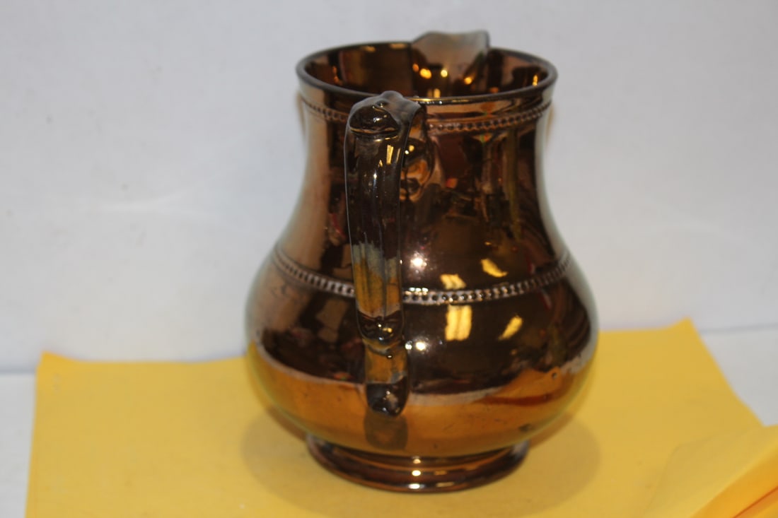 A Ceramic Lusterware Pitcher - 3