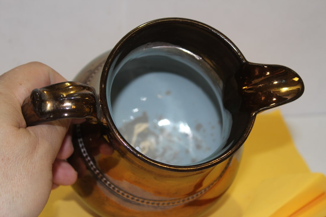 A Ceramic Lusterware Pitcher - 4