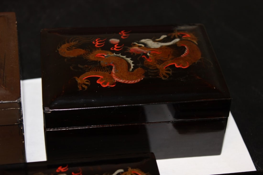 A Chinese Stacking Lacquer Box - 4