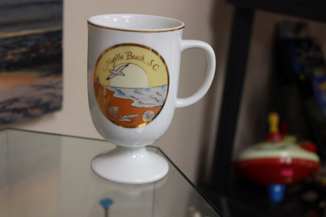 A Myrtle Beach, S.C. Souvenir Cup: As shown on photos