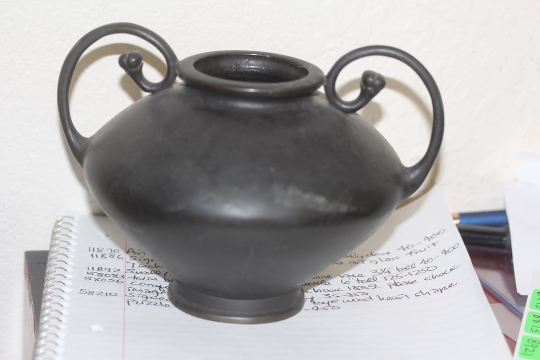 Signed Bronze Urn (1 of 6)