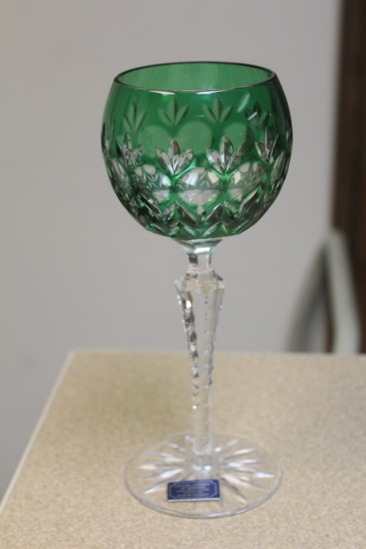 Godinger Cut Glass Goblet (1 of 5)
