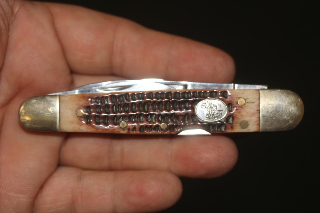 Steel Warrior Pocket Knife: probably a stag horn pocket knife