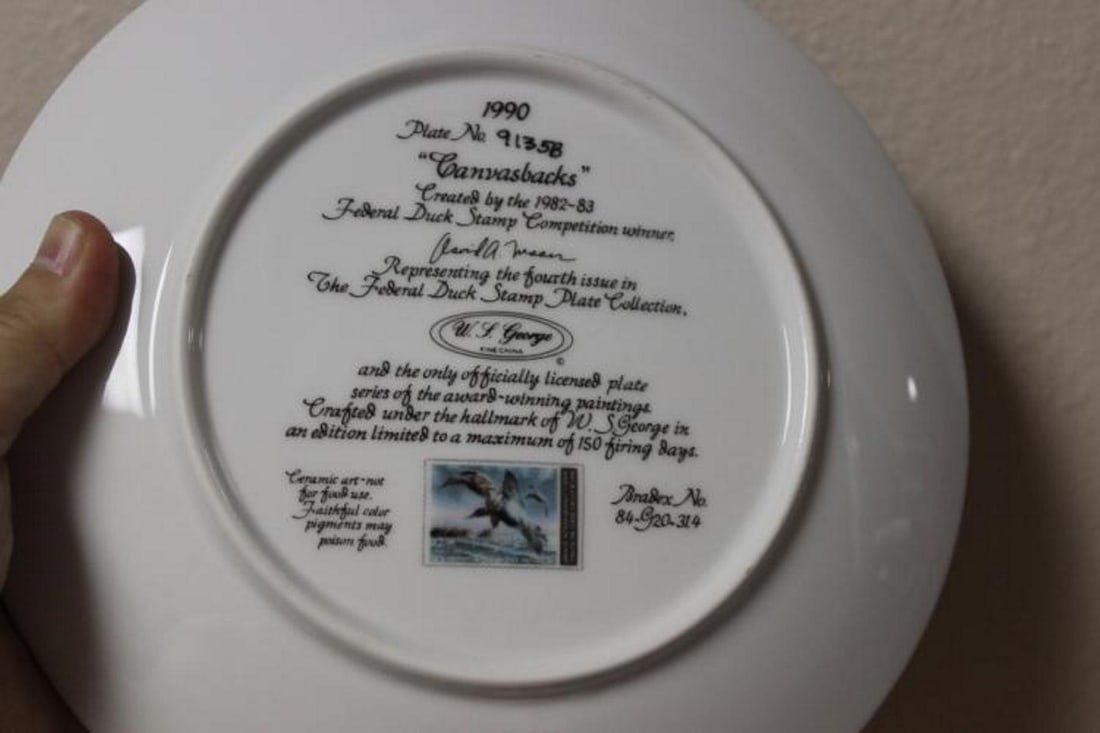Collectable Plate "Canvasbacks" - 2