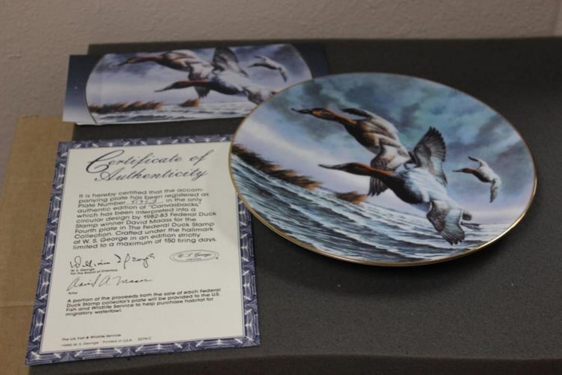 Collectable Plate "Canvasbacks" - 3