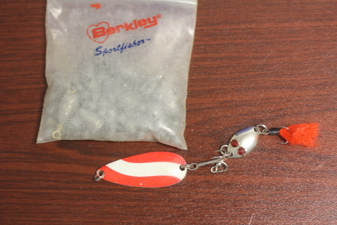 A Bag of Fishing Weights and a Lure (1 of 3)