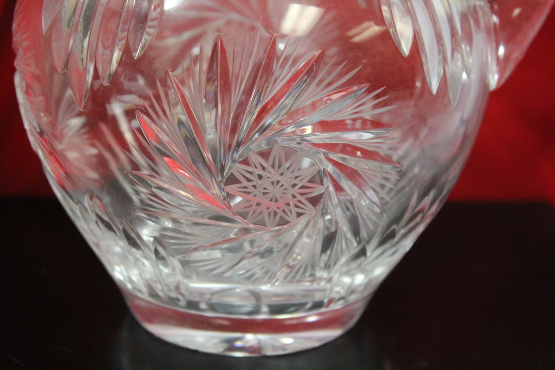 A Cut Glass Pitcher - 2