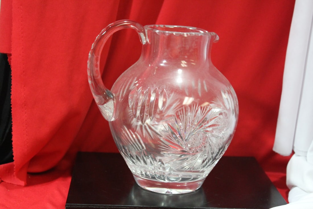 A Cut Glass Pitcher - 4
