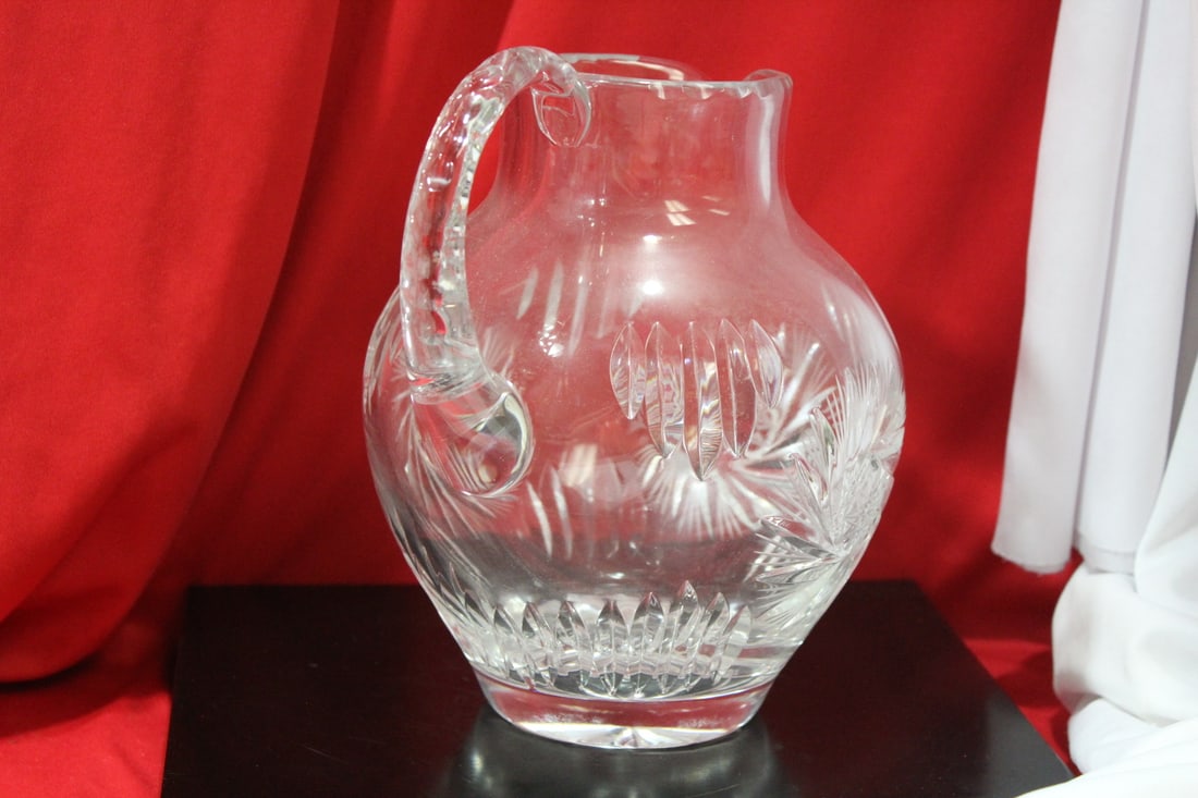 A Cut Glass Pitcher - 5