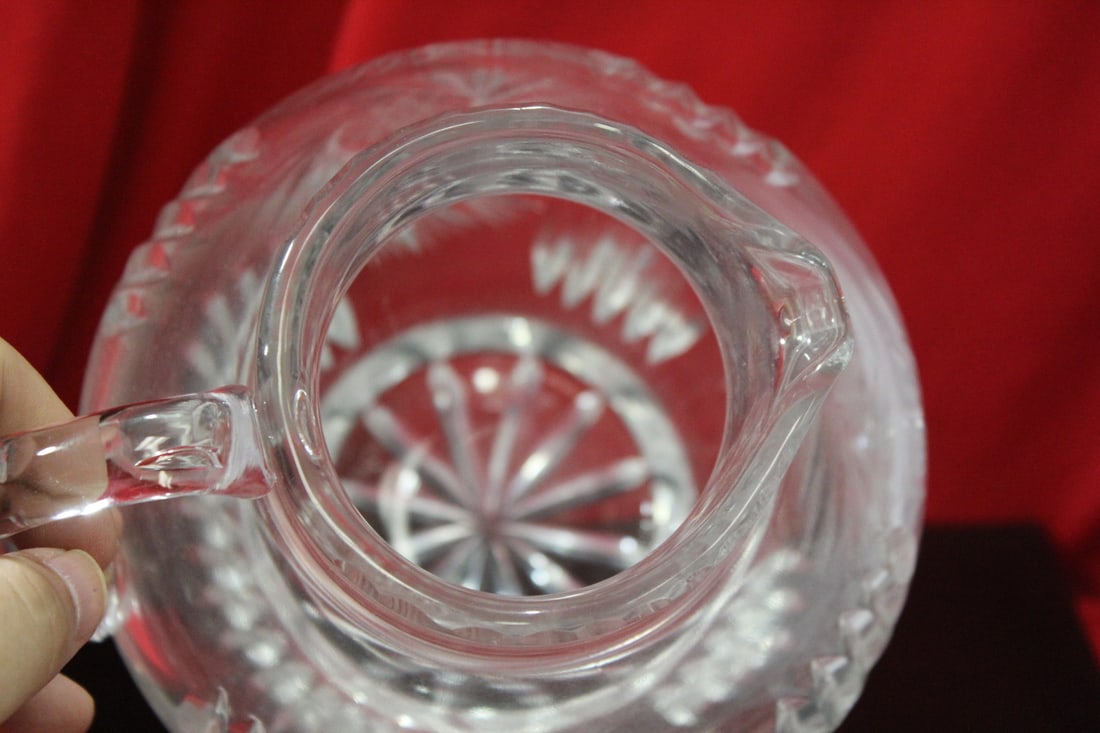 A Cut Glass Pitcher - 6