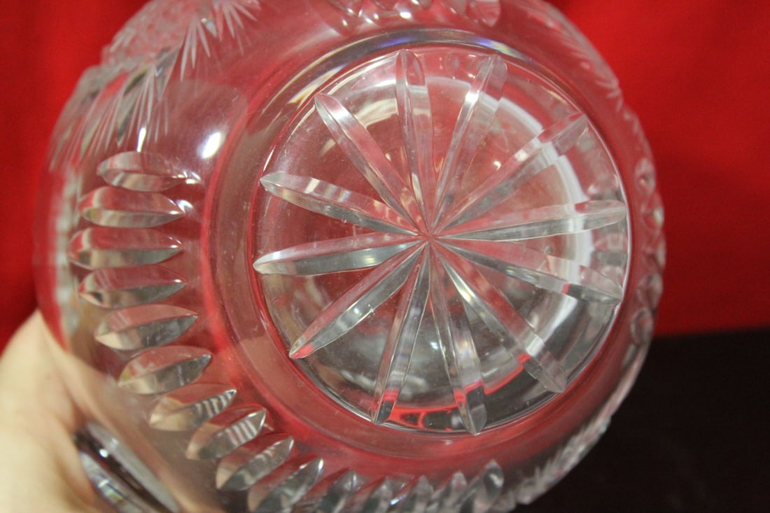 A Cut Glass Pitcher - 7