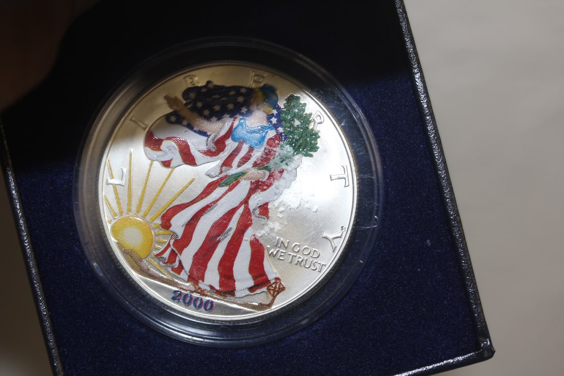 Colorized .999 Silver Coin (1 of 3)