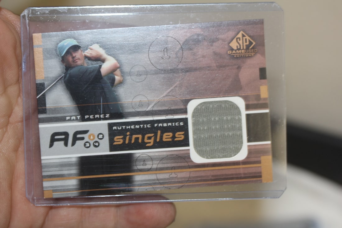 Pat Perez Jersey Card (1 of 2)