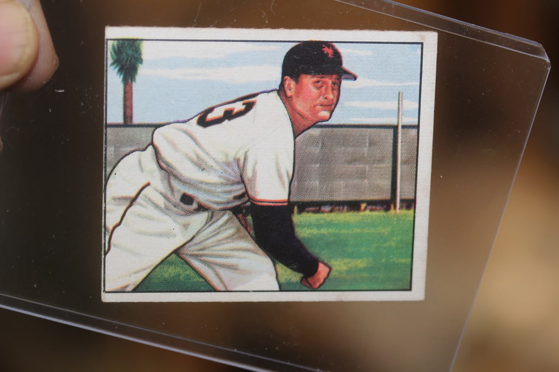 1950 Bowman Jack Kramer Baseball Card: as shown