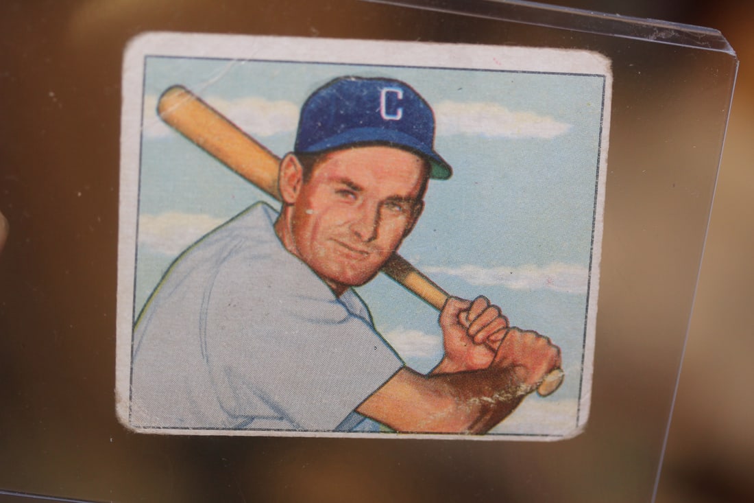 1950 Bowman Floyd Baker Baseball Card: as shown