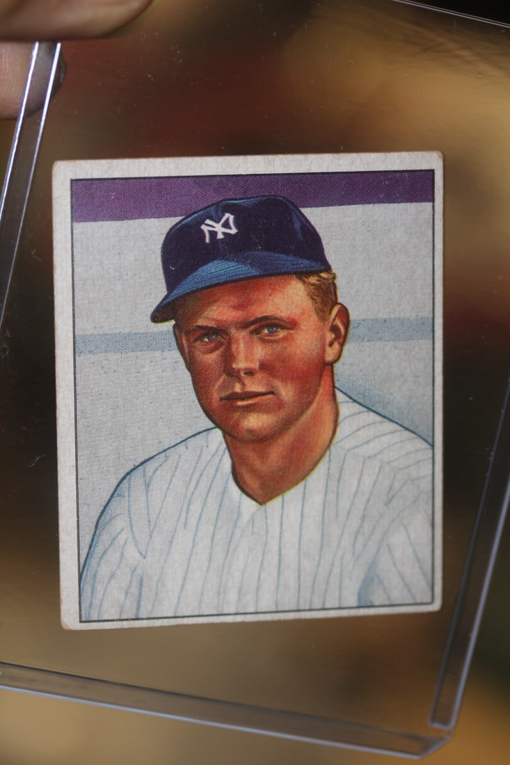 1950 Bowman Fred Sanford Baseball Card: as shown