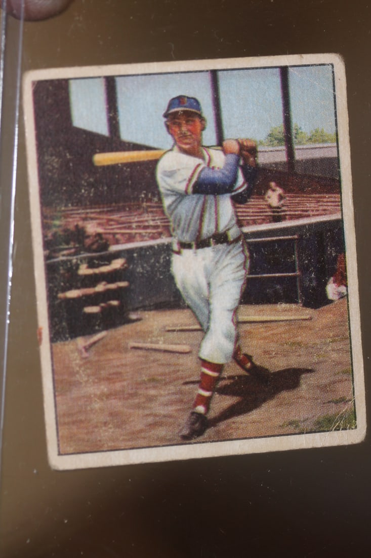 1950 Bowman Bob Elliott Baseball Card (1 of 2)