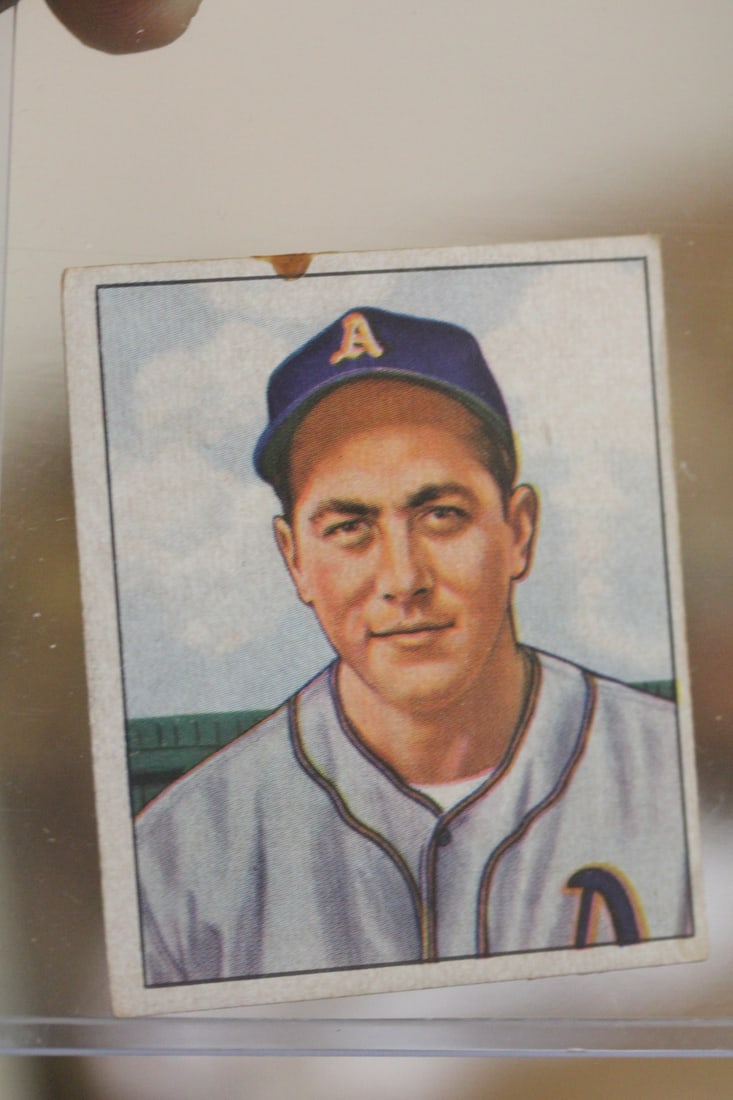 1950 Bowman Carl Scheib Baseball Card (1 of 2)