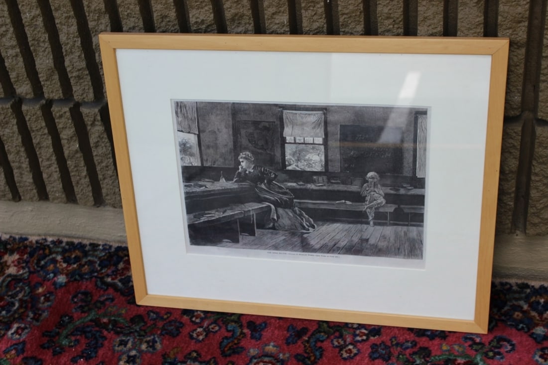 A Winslow Engraving: Overall= 17" x 21"