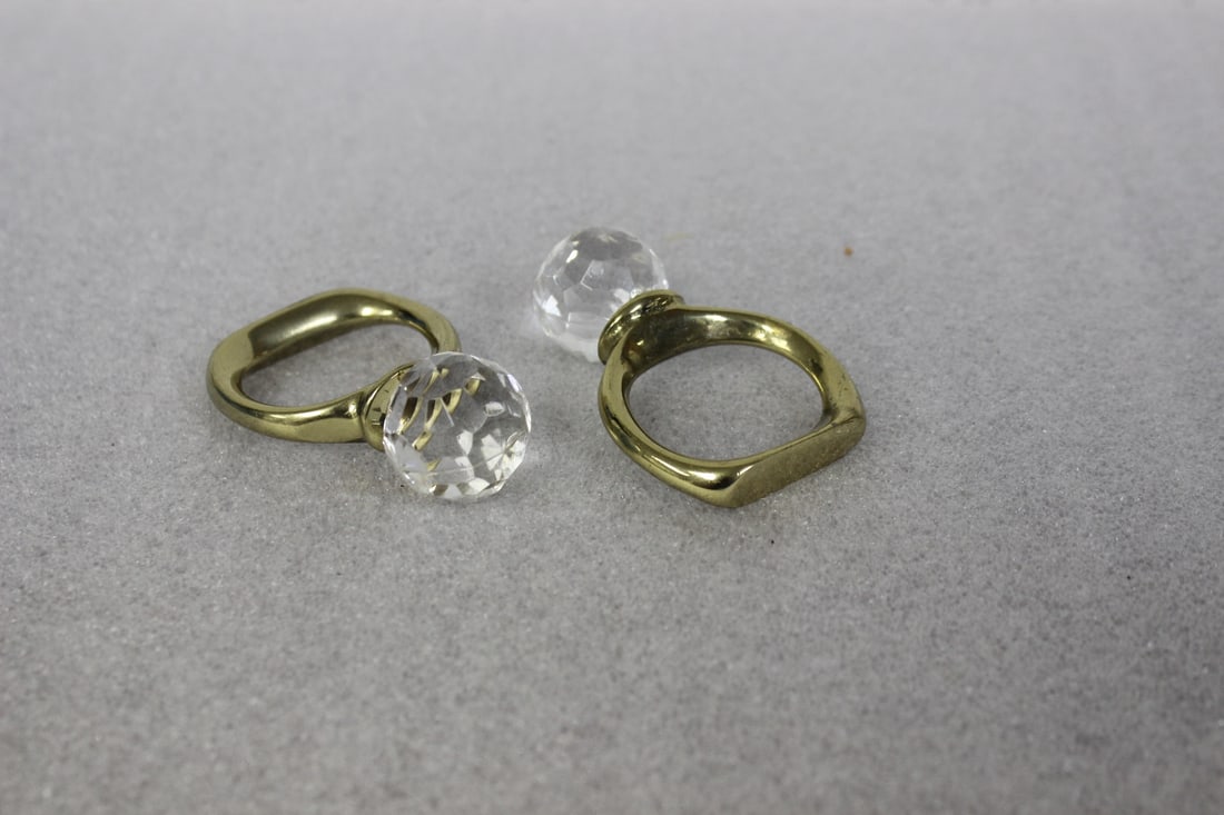 Lot of Two Napkin Rings: as shown
