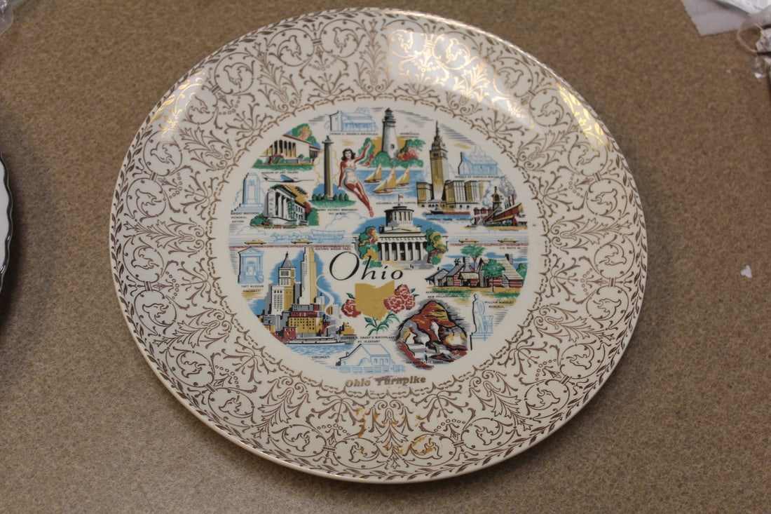 Ohio Collector's Plate: 10" in diameter