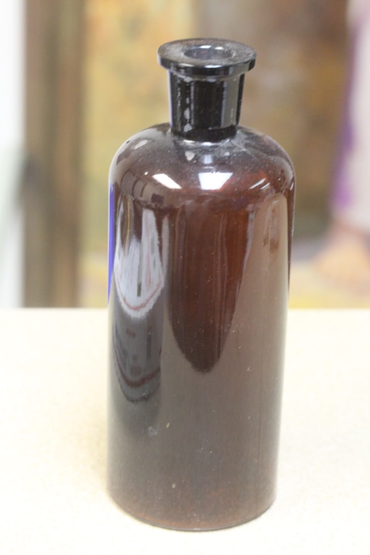 Medicine Bottle: 7 1/2" tall
