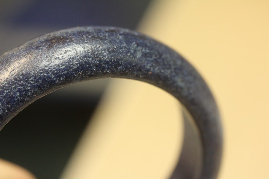 Lapis Lazuli Bangle Bracelet - 5