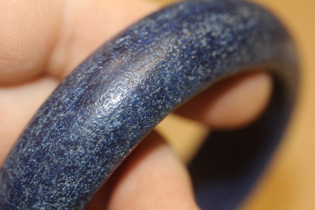 Lapis Lazuli Bangle Bracelet - 6