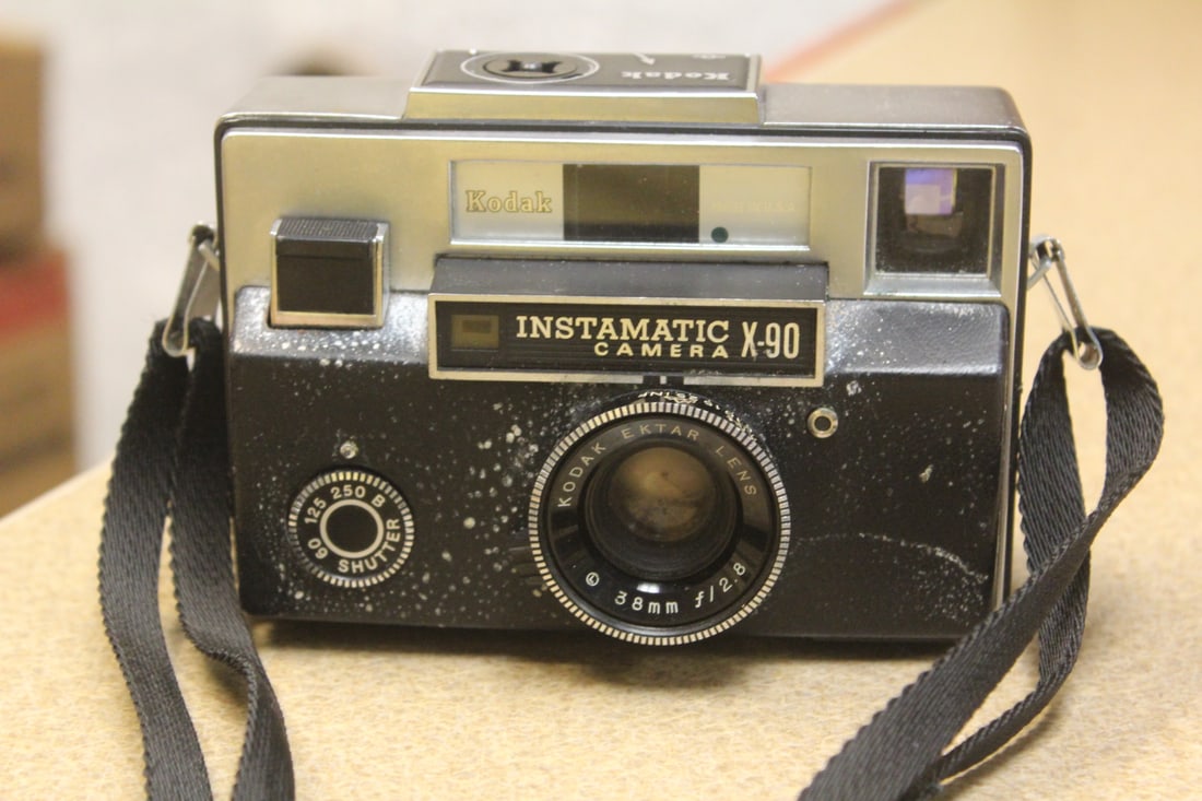 Kodak X90 Camera: with film - not sure if works or not - so as is