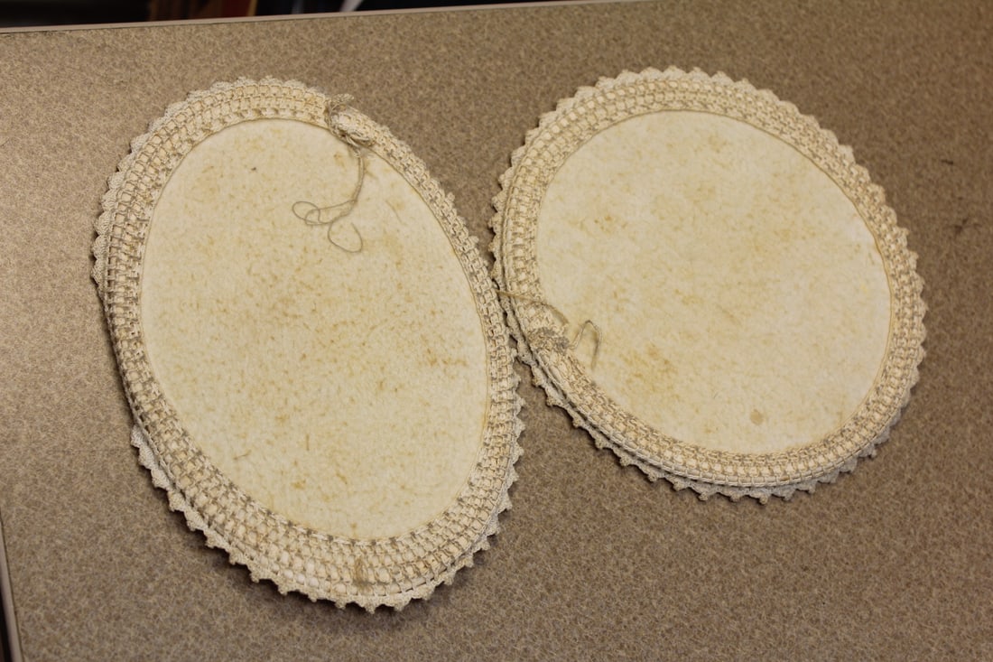 Two Vintage Cloth Trivet - 2