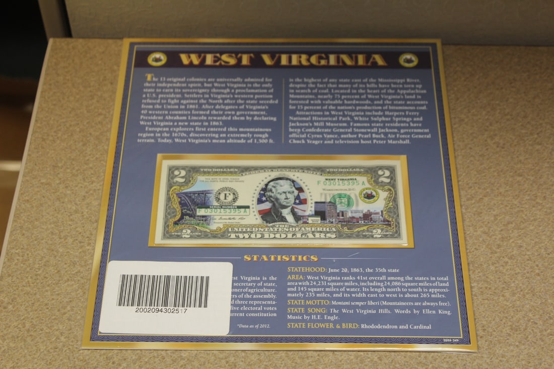 Lot of 2 $2.00 Note: with write-ups