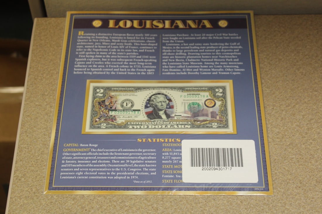 Lot of 2 $2.00 Note: with write-ups
