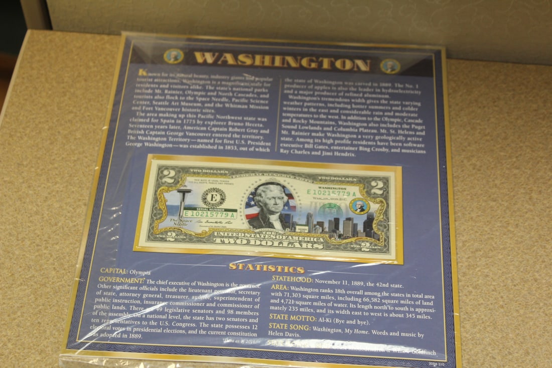 Lot of 2 $2.00 Note: with write-ups