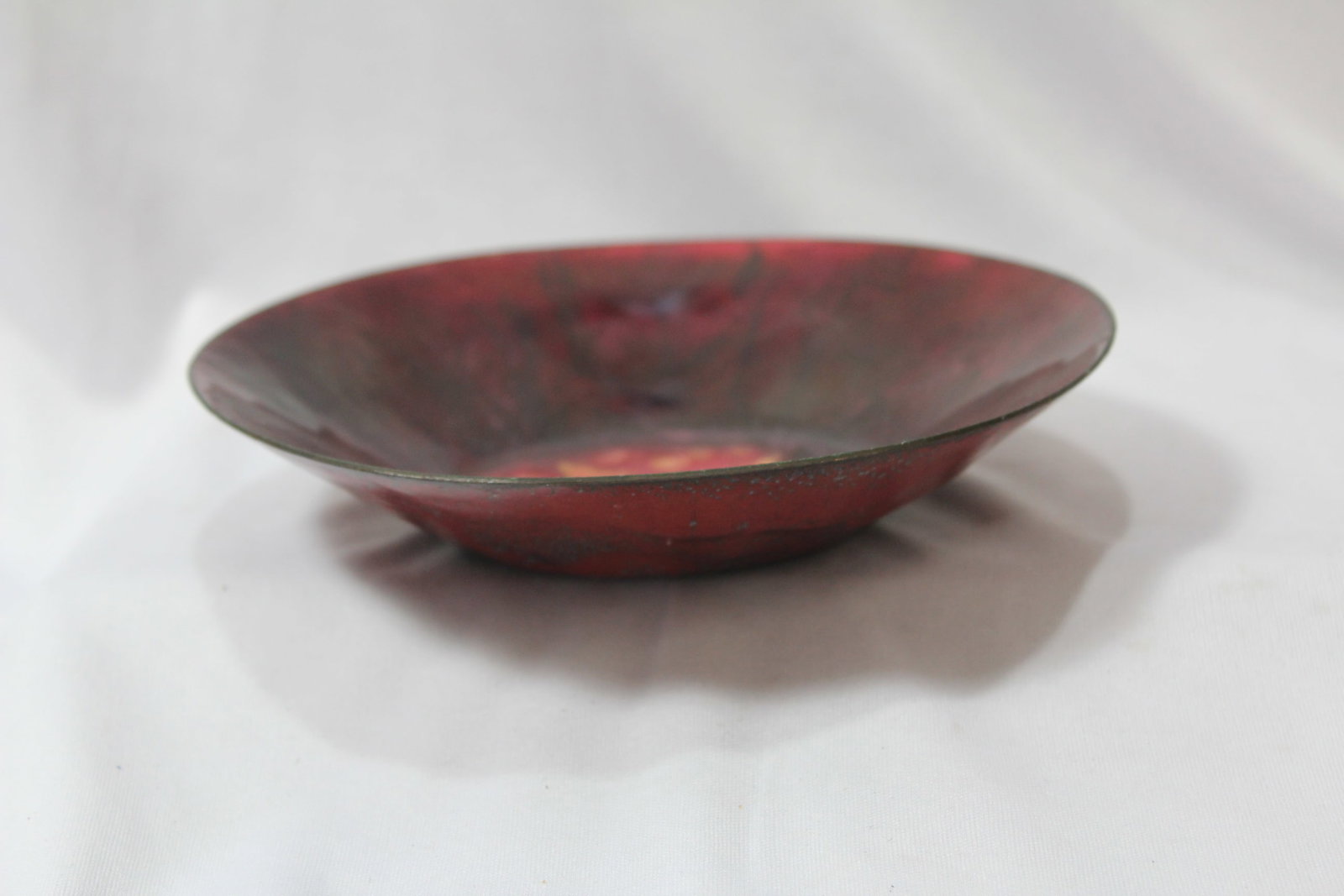 A Signed Enamel Plate - 3