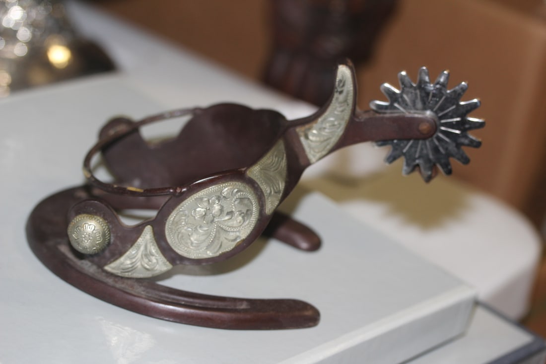 Vintage/Antique Decorative Spur: 7 inches across