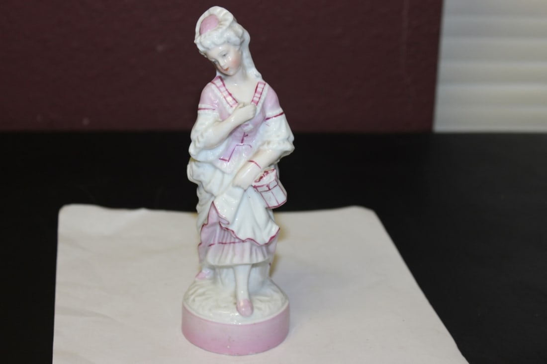 A German Figurine - Porcelain: Early 1900's - 7 1/2 inches tall