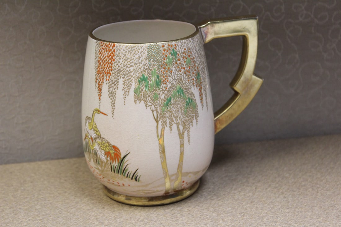 Rare Careton Ware Oriental Style Mug (1 of 6)