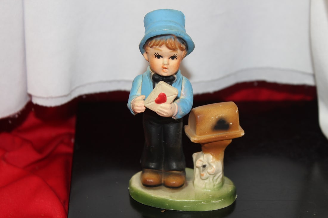 A Hummel Look-a-Like: old Hong Kong plastic - 4 3/4" tall