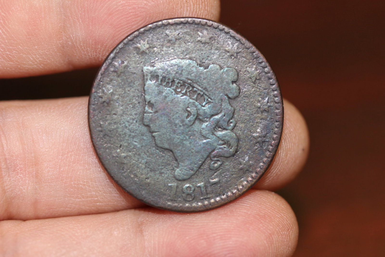 An 1817 Large Cent: as shown